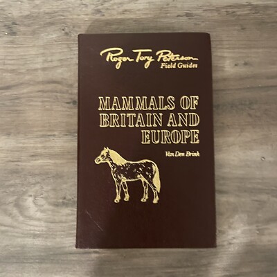 Roger Tory Peterson Field Guides MAMMALS OF BRITAIN EUROPE 50th Anniversary NEW-image