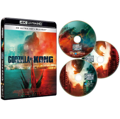 Godzilla vs. Kong 4K Ultra HD Blu-ray (3-disc set) TOHO Godzilla Store JP Kaiju-image