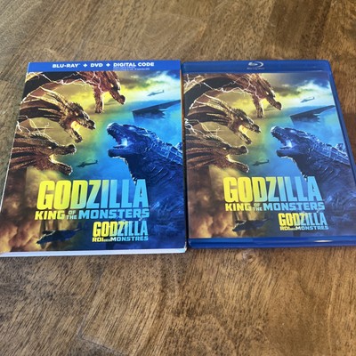 Godzilla: King Of The Monsters - Blu-Ray & DVD W/ SLIPCOVER - UNPLAYED MINT-image