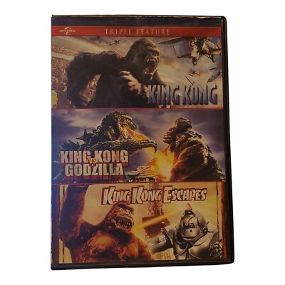 Universal Monster movie Kong vs Godzilla, King Kong Escapes 3 cult films DVD-image
