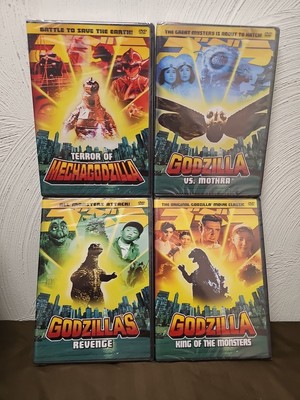 Vintage Godzilla DVD Lot 4 King Of The Monster Mechagodzilla Mothra *New* 1956-image