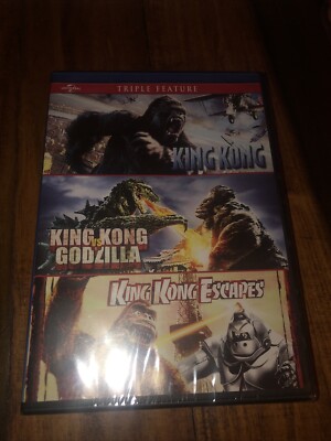 Universal King Kong, King Kong vs Godzilla, King Kong Escapes Movie DVD-image