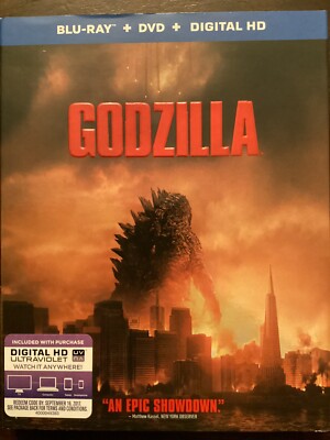 Godzilla (Blu-ray & DVD Combo Pack, 2014, Includes Slip Cover)-image