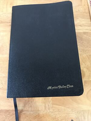 Zondervan NIV Study Bible 2002 Black Bonded Leather Indexed Books - Inscribed-image