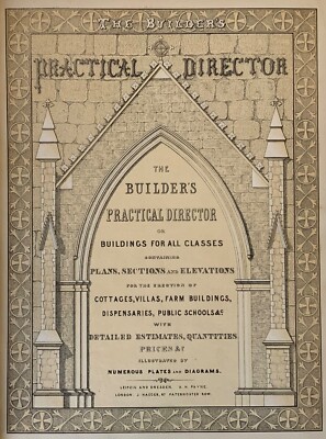 1855 Builder's Practical Director w/ Prices Edward L. Tarbuck Extra-Illustrated-image