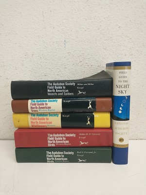 NATIONAL AUDUBON SOCIETY FIELD GUIDE Lot of Six Books North America & Night Sky-image