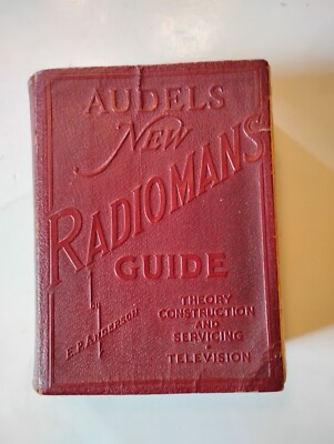 Audels New Radiomans Guide. 1939 - 40. Soft Leather. Good+-image