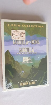 (2017) Godzilla x Kong 3-Film Collection Warner Bros Action & Sci-Fi Movie DVD-image