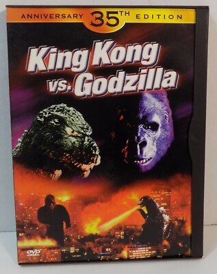 King Kong vs Godzilla 35th Anniversary Edition Snap Case (1998, DVD) -image