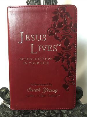 JESUS LIVES: Seeing His Love in Your Life by Sarah Young (2009) Faux Leather-image