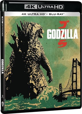Godzilla 4k Ultra HD (4K UHD Blu-ray) Aaron Taylor-Johnson Bryan Cranston-image