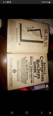 Audels Carpenters and Builders Guides Complete Set Vols 1-4  1942 & 1943 Reprint-image