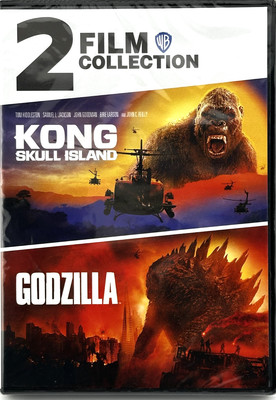 KONG SKULL ISLAND (2017) / GODZILLA (2014) DVD - NIW Unopened-image