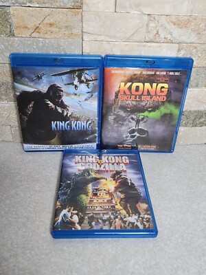 KING KONG BLU RAY LOT SKULL ISLAND GODZILLA-image