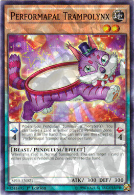 1x Performapal Trampolynx - SP15-EN021 - Shatterfoil - 1st Edition SP15 - Star P-image