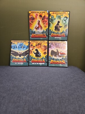 Godzilla 5 DVD Movie Lot, 1 Sealed -image