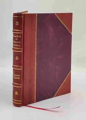 Text-book of materia medica for nurses / compiled by Lavinia L.  [Leather Bound]-image