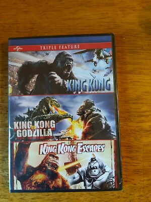 Universal King Kong, King Kong vs Godzilla, King Kong Escapes Movie DVD-image