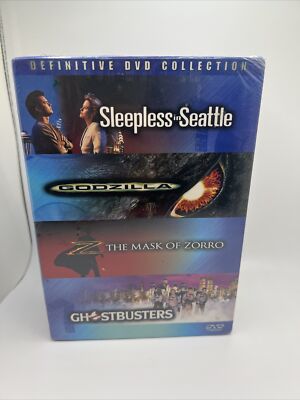 Sleepless in Seattle/Godzilla/The Mask of Zorro/Ghostbusters (DVD, 2000, 4-Disc-image