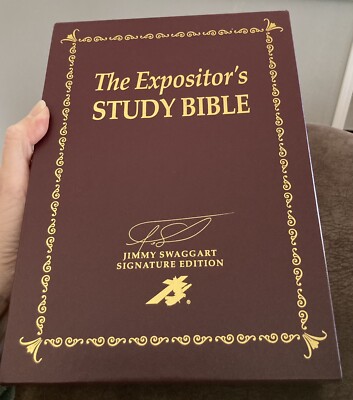 The Expositor’s Study Bible Jimmy Swaggart Signature Edition Leather FREE SHIP!-image