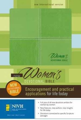 New Women's Devotional Bible - Leather Bound, by Zondervan - Good-image