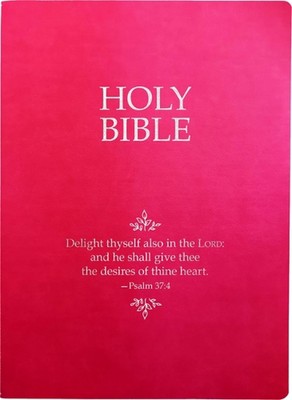 KJV Holy Bible, Delight Yourself in the Lord Life Verse Edition, Large Print, Be-image