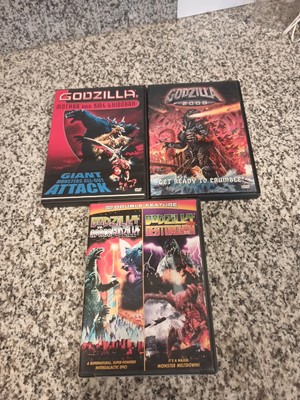 Godzilla versus SpaceGodzilla/Godzilla versus destoroyah DVD Lot Of 3-image