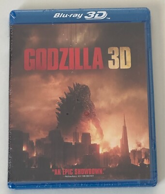 Godzilla (Blu-ray 3D, 2014) BRAND NEW!-image