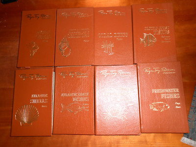 Easton Press Roger Tory Peterson Field Gudes  8 OCEAN+ 50th Anniv Leather LN-image