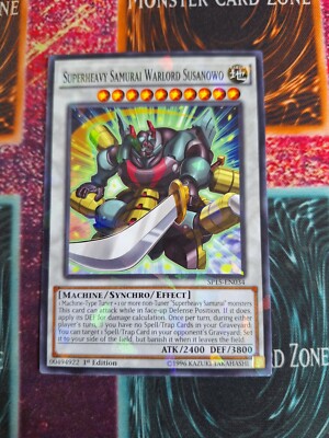 Yu-Gi-Oh! Superheavy Samurai Warlord Susanowo SP15-EN034 Common 1st Edition NM-image