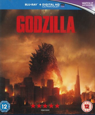 Godzilla (2014) Blu-ray, Aaron Taylor-Johnson, Elizabeth Olsen, Bryan Cranston-image