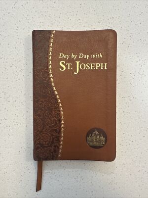 Day by Day with Saint Joseph by Ken Lasch and Joseph Champlin (2010, Leather)-image