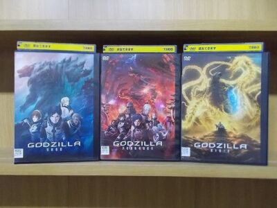 Japanese ANIME DVD GODZILLA Monster Planet Decisive Proliferation all 3 vol.-image