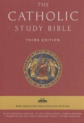 The Catholic Study Bible by Donald Senior (English) Leather Book-image