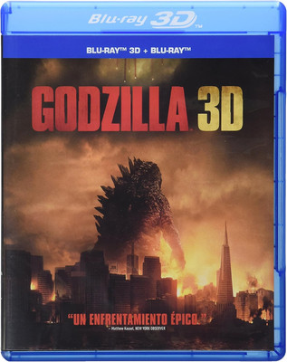 Godzilla [Blu-ray 3D + Blu-ray] (Spanish & English Audio Options) NEW!-image