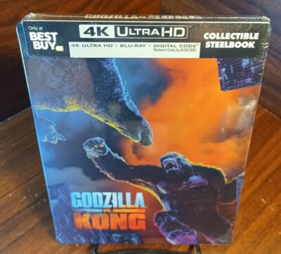 Godzilla vs Kong 4K Collector STEELBOOK (4K+Blu-ray-No Digital)Free Box Shipping-image
