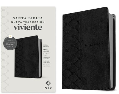 Tyndale Biblia Manual NTV, Letra Grande Con Filament (Leather Bound)-image