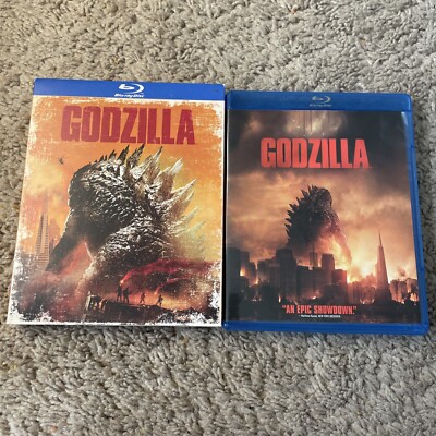 Godzilla (Blu-ray, 2014) W/ Rare Excellent Slipcover-image