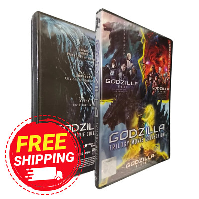 DVD GODZILLA Trilogy Movie Collection English Dubbed All Region FREE SHIP-image