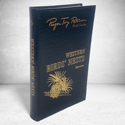 EASTON Roger Tory Peterson Field Guides Western Birds Nests HAL HARRISON Leather-image