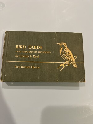 Vtg Pocket Field Bird Guide by Chester Reed Land Birds East of Rockies 1951-image