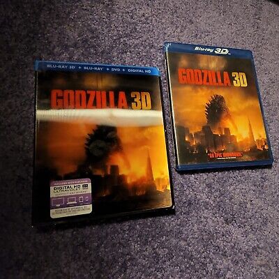 Godzilla (Blu-ray/DVD, 2014, Includes Digital Copy Ultraviolet 3D)-image