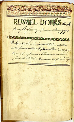 1791 Russell Dorr Physician Chatham New York Medical Book Treatise On Ulcers-image