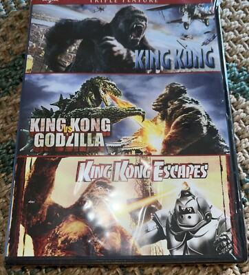 Universal King Kong vs Godzilla Escapes Movie DVD Movie Vintage Rare Set Lot-image