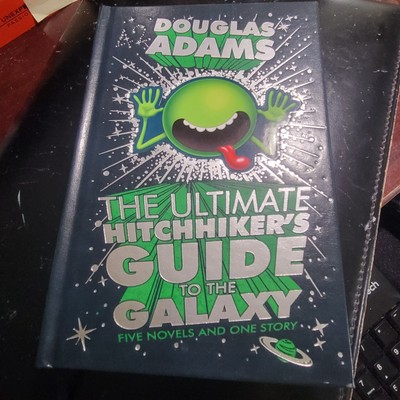 Ultimate Hitchhiker's Guide to the Galaxy DOUGLAS ADAMS LEATHERBOUND 2010 B&N-image