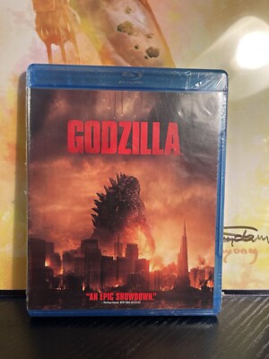 Godzilla (2014) Blu-Ray New Sealed Bryan Cranston Elizabeth Olson Ken Watanabe-image