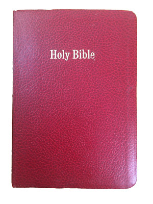 1972 Holy Bible Reader's Guide Reference Edition -- Genuine Leather-image