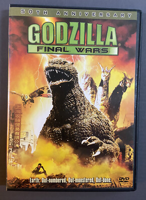 Godzilla: Final Wars (DVD, 2005) 50th Anniversary LKNEW Rare Discontinued-image
