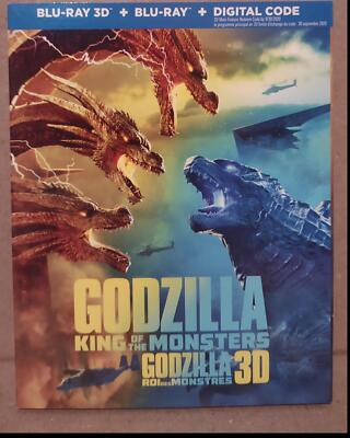 NEW - Godzilla: King of the Monsters 3D Blu-ray 2019 [Warner Bros.]-image