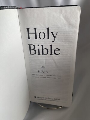 Holy Bible Catholic Edition NRSV Anglicized Text  Harper Leather-image